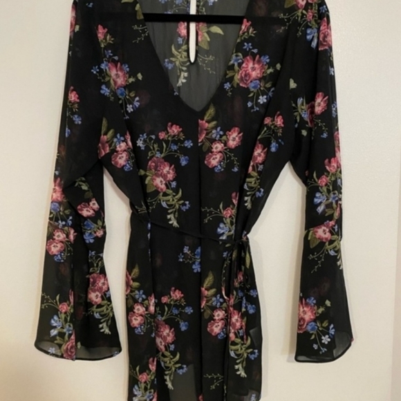 Maternity Blouse with Belt - Picture 2 of 2